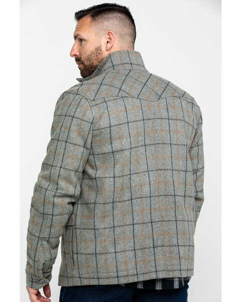 Image #2 - Powder River Outfitters Men's Heather Plaid Coat , , hi-res