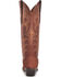 Image #4 - Circle G Women's Exotic Pirarucu Western Boots - Snip Toe, Rust Copper, hi-res