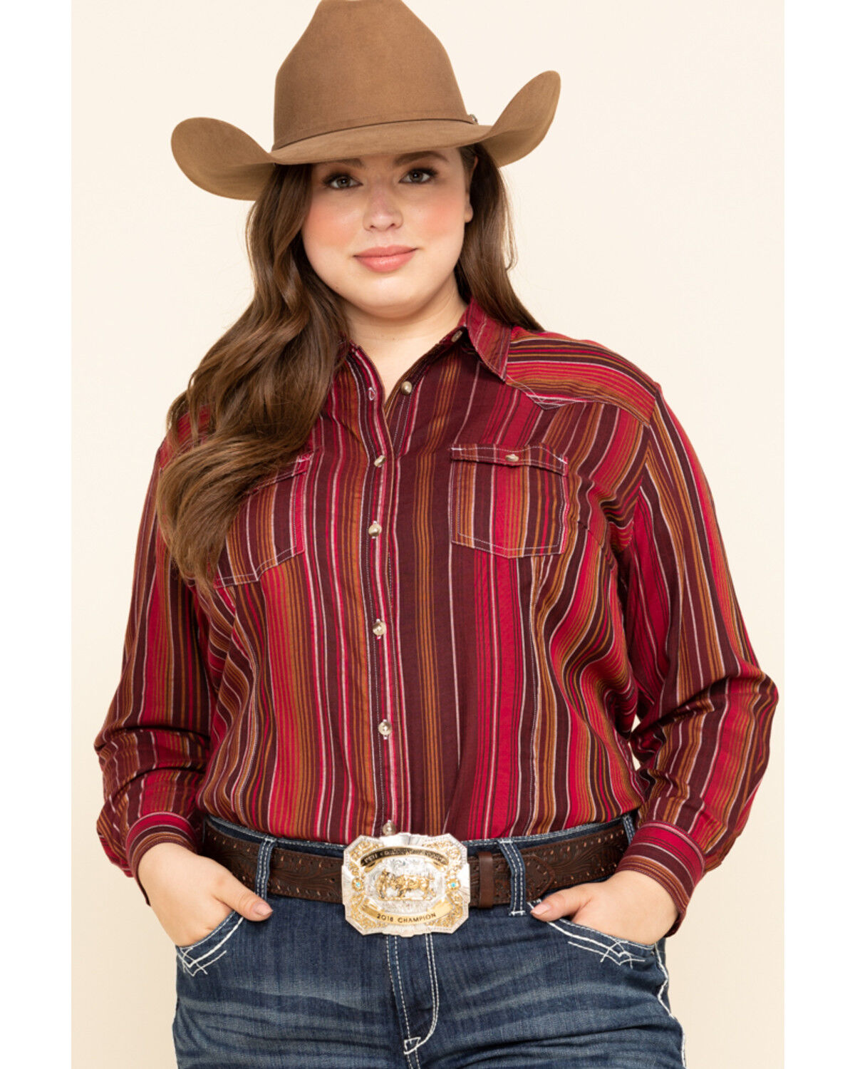 western blouses plus size