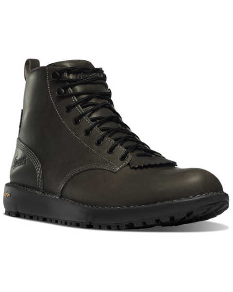 Image #1 - Danner Men's 6" Logger 917 GTX Lace-Up Boots - Round Toe , Charcoal, hi-res