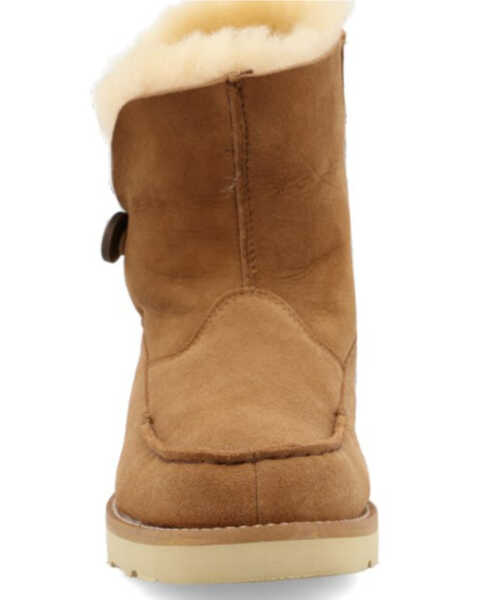 Image #4 - Wrangler Women's Wedge Boots - Moc Toe, Chestnut, hi-res
