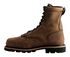 Justin Men's Pulley Waterproof Met Guard 8" Lace-Up Work Boots - Composite Toe, Brown, hi-res