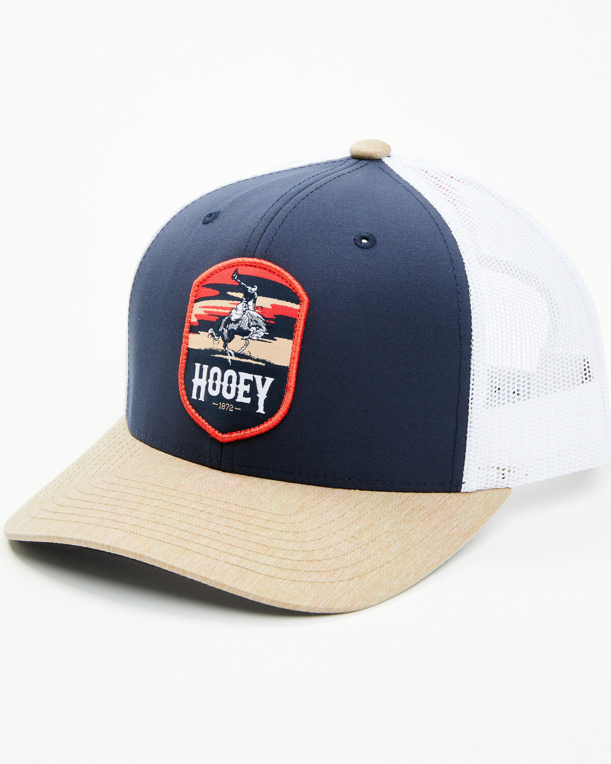 Image #1 - Hooey Men's Cheyenne Trucker Cap, Navy, hi-res