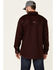 Image #4 - Ariat Men's FR Solid Long Sleeve Button Down Work Shirt, Burgundy, hi-res