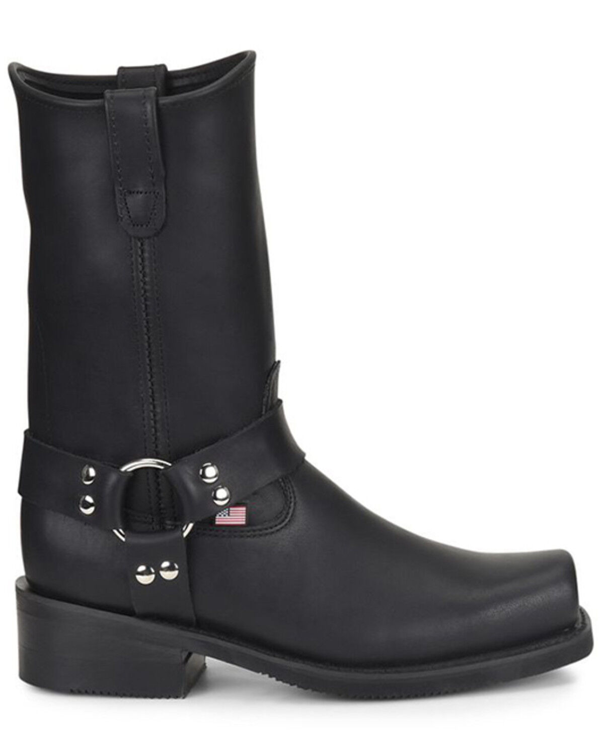 Image #2 - Double H Men's Harness Boots - Square Toe, Black, hi-res
