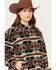 Outback Trading Co Women's Navy Southwestern Avery Big Shirt, Multi, hi-res