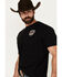 Image #4 - Cowboy Hardware Men's Wise Ass Saloon Short Sleeve T-Shirt, Black, hi-res