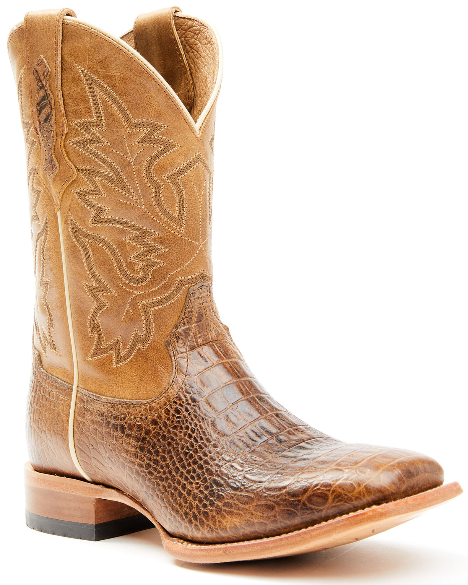 Cody James Men s Union Xero Gravity Caiman Print Western Performance Boots Broad Square Toe