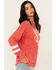 Image #2 - Blended Women's Game Day Graphic Sweatshirt, Red, hi-res
