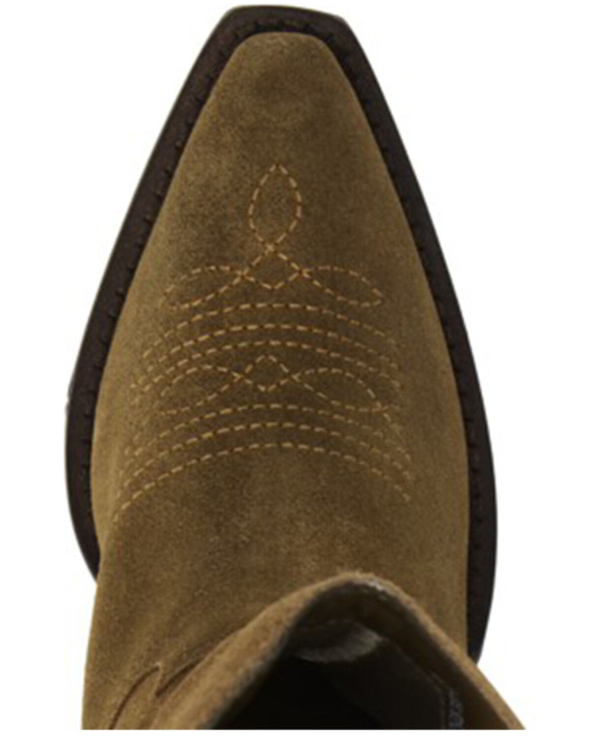 Image #6 - Matisse Women's Gaucho Suede Western Boots - Snip Toe, Brown, hi-res