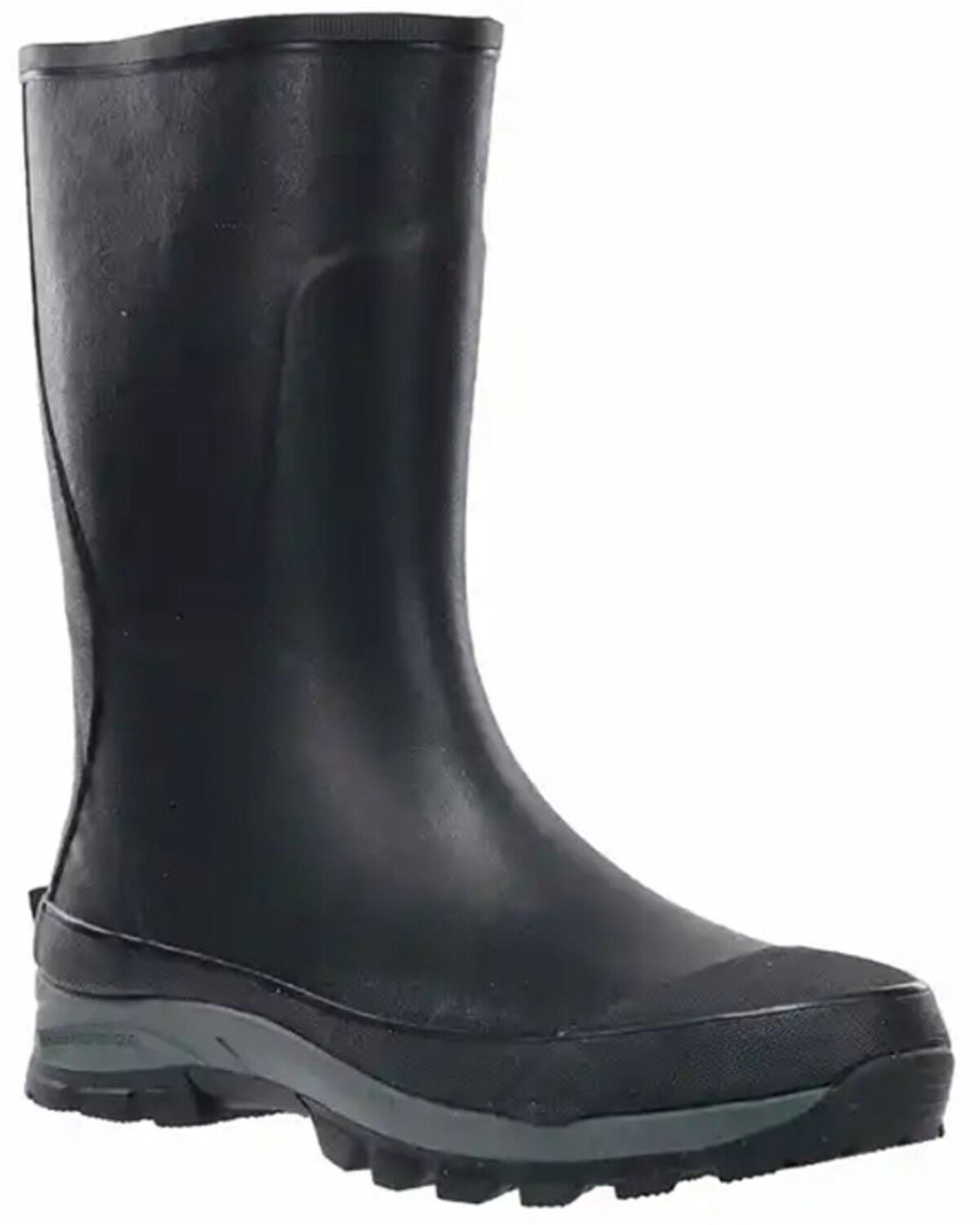 Western Chief Men's Frontier Premium Mid Rain Boots - Round Toe, Black, hi-res