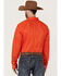 Image #4 - RANK 45® Men's Basic Twill Long Sleeve Button-Down Western Shirt, Red, hi-res