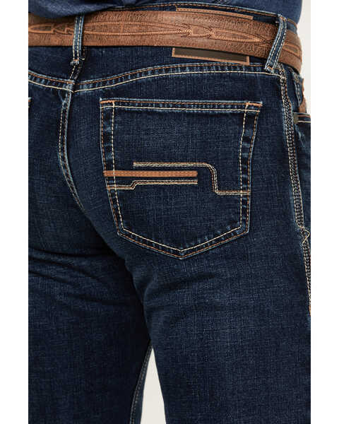 Image #4 - Ariat Men's M8 Dark Wash Modern Stretch Art Slim Denim Jeans , Dark Wash, hi-res