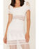 Image #3 - Maia Bergman Women's Surya Eyelet Lace Midi Dress, White, hi-res