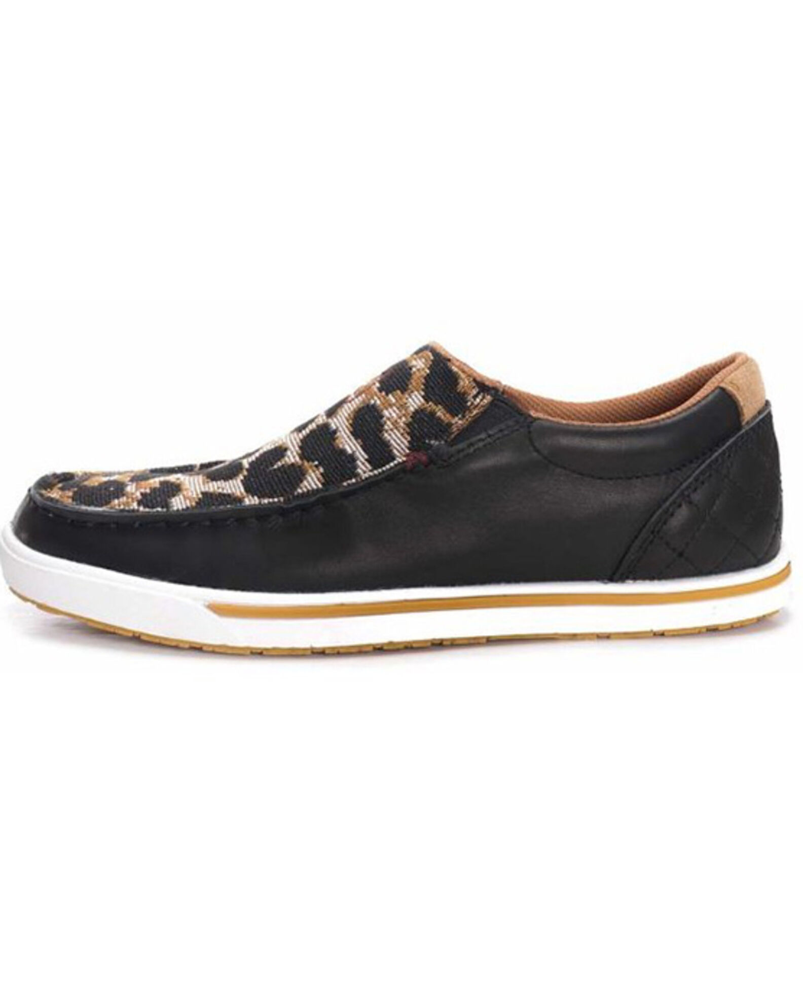 Image #3 - Twisted X Women's Slip-On Kicks, Black, hi-res