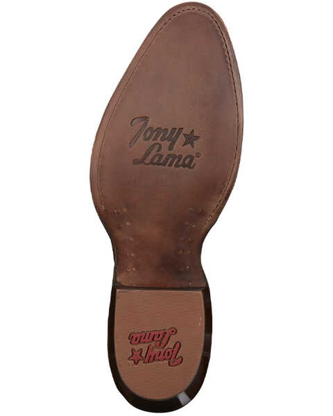 Image #7 - Tony Lama Men's Stegall Western Boots - Medium Toe, Dark Brown, hi-res