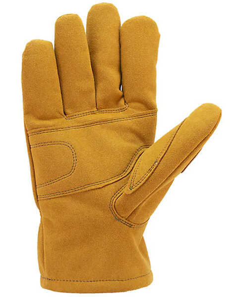 Image #2 - Carhartt Men's Synthetic Suede Fencer Work Glove , Brown, hi-res