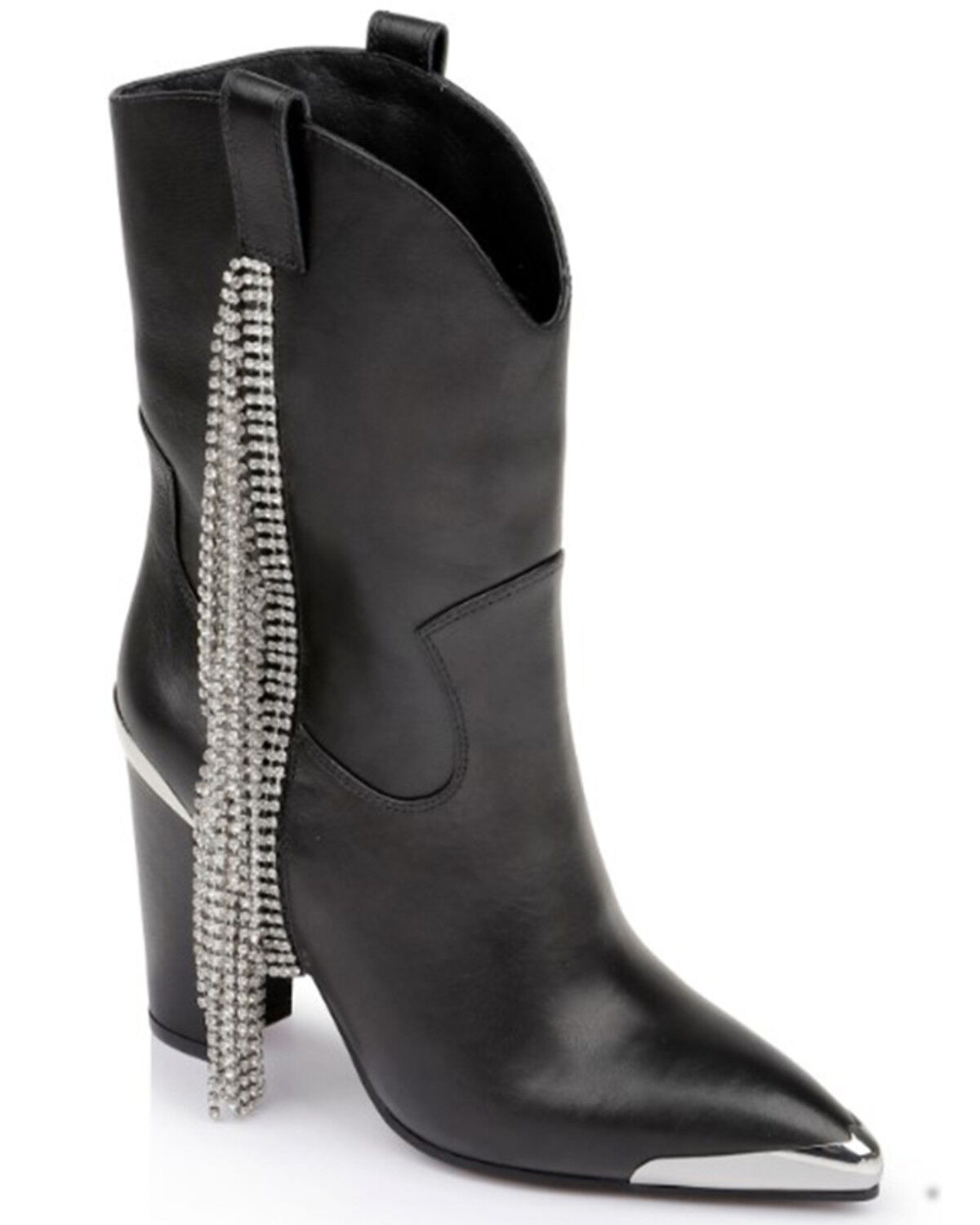 Image #1 - DanielXDiamond Women's Stagecoach Western Boots - Snip Toe, Black, hi-res