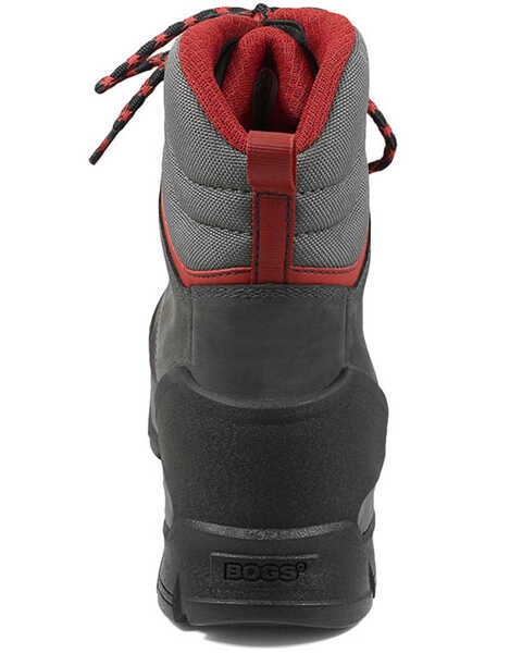 Bogs Men's Bedrock Lace-Up Work Boots - Composite Toe, Black, hi-res
