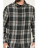 Image #3 - Brothers and Sons Men's Plaid Print Long Sleeve Button Down Flannel Shirt, Charcoal, hi-res