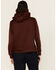 Image #4 - Lucky Brand Workwear Women's Fleece Hoodie, Chocolate, hi-res