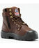 Image #1 - Steel Blue Men's Argyle 6" Zip & Lace-Up Work Boots - Steel Toe, Brown, hi-res