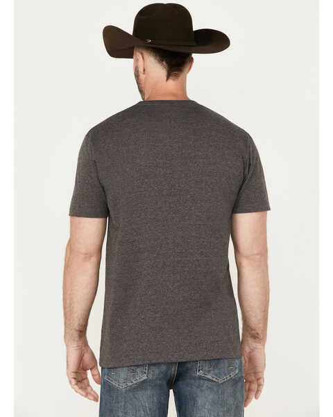 Image #4 - Cinch Men's Cowboy Short Sleeve Graphic T-Shirt, Charcoal, hi-res