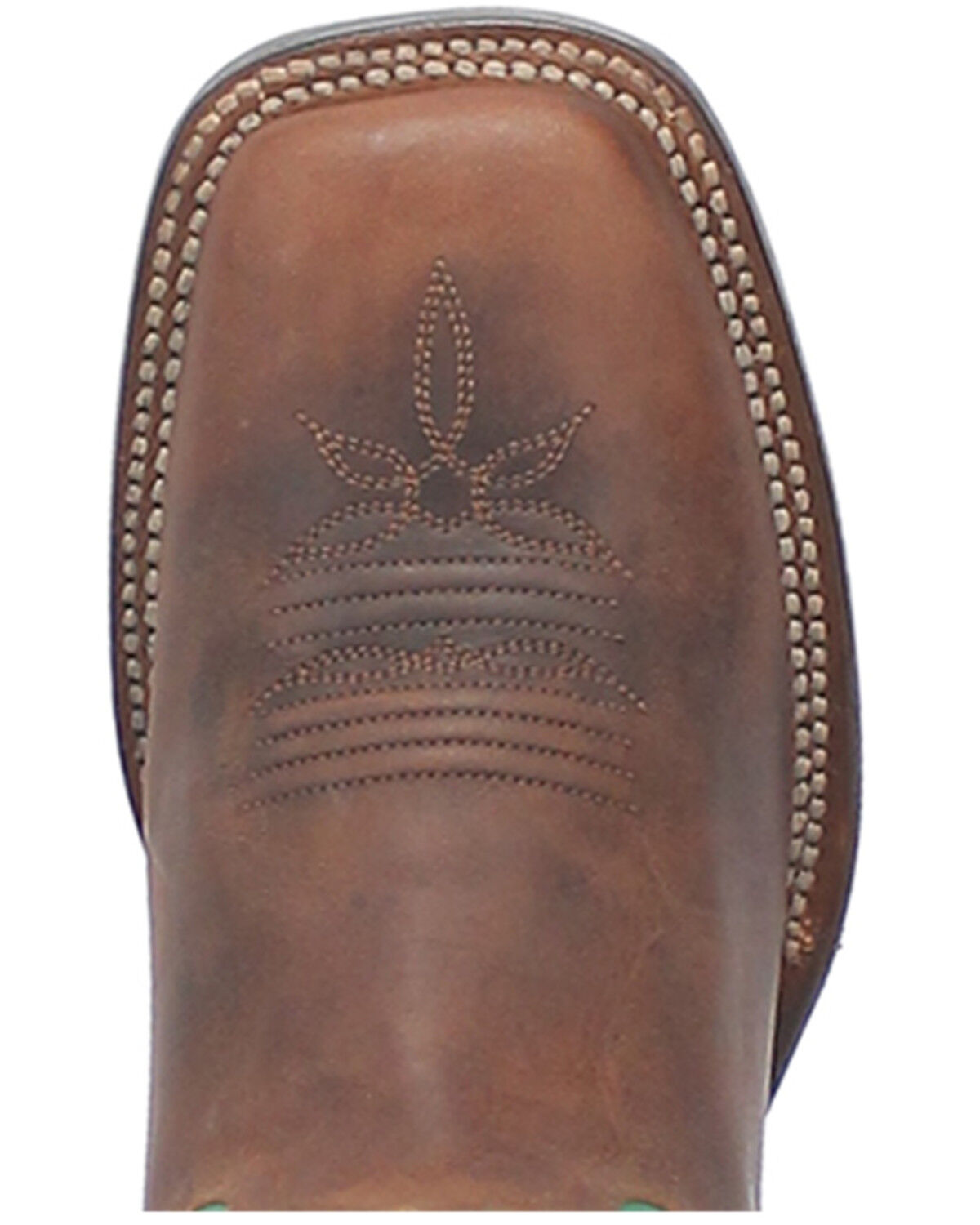 Image #6 - Dan Post Women's Bandera Western Boots - Broad Square Toe, Tan, hi-res