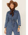Levi's Women's Denim Blue Crop Jumpsuit, , hi-res
