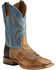 Ariat Men's Arena Rebound Western Performance Boots - Broad Square Toe, Tan, hi-res