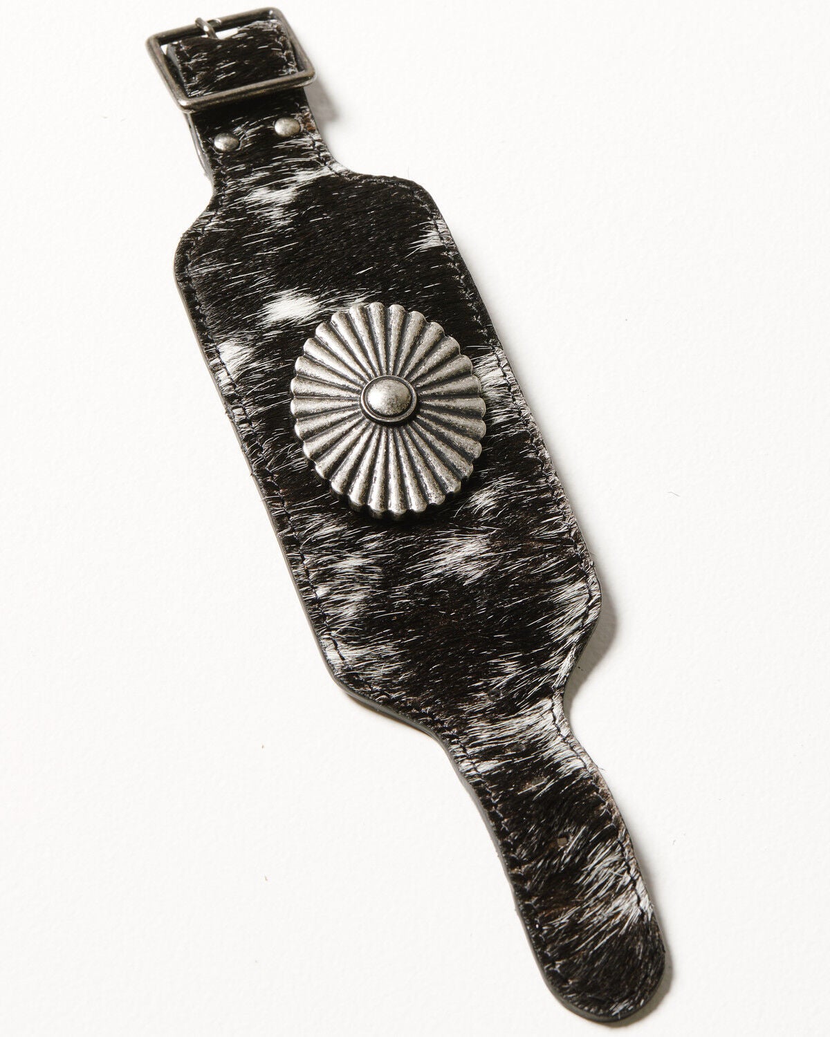 Idyllwind Women's Newell Hair-on Cowhide Bracelet, Black, hi-res