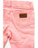 Image #4 - Wrangler Toddler Girls' Ruffle Pull-On Flare Jeans, Pink, hi-res