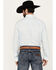 Image #4 - Cinch Men's Diamond Geo Print Long Sleeve Button Down Western Shirt, Light Blue, hi-res