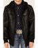 Image #3 - Urban Republic Boys' Faux Leather Hooded Bomber Jacket, Black, hi-res