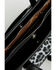 Image #4 - Wrangler Women's Boot Barn Exclusive Leopard Print Handbag, Black, hi-res