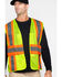 Image #5 - Hawx Men's 2-Tone Mesh Work Vest, Yellow, hi-res