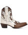 Image #2 - Corral Women's Outlay Western Booties - Snip Toe , White, hi-res