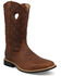 Image #1 - Twisted X Boys' Top Hand Western Boots - Broad Square Toe, Brown, hi-res