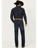 Image #3 - Blue Ranchwear Men's Bronson Slim Straight Stretch Denim Jeans, Dark Wash, hi-res