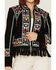 Image #3 - Double D Ranch Women's Justyna Embroidered Fringe Suede Jacket, Black, hi-res