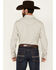 Image #4 - Cody James Men's Straight Lines Striped Long Sleeve Snap Western Shirt , Cream, hi-res