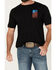 Image #3 - Howitzer Men's Allegiance Short Sleeve Graphic T-Shirt , Black, hi-res