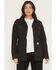 Image #1 - Carhartt Women's Tencel&trade; Fiber Series Relaxed Canvas Coat, Black, hi-res