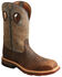 Image #1 - Twisted X Men's Camian Print Work Boots - Nano Composite Toe, Tan, hi-res