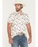 Image #1 - Rock & Roll Denim Men's Conversational Print Short Sleeve Stretch Polo, Natural, hi-res