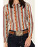 Image #3 - Shyanne Women's Printed Long Sleeve Riding Shirt , Caramel, hi-res