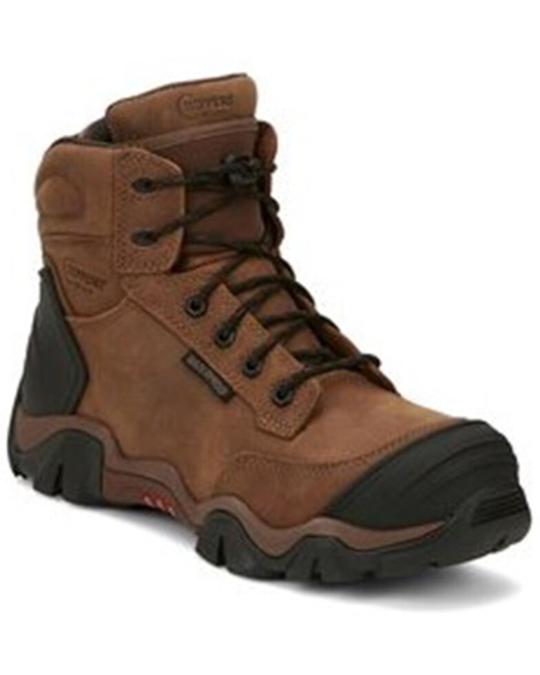 Chippewa Men's Atlas Cross Terrain Lace-Up Nano Comp Hiker Work Boots , Brown, hi-res