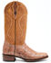 Shyanne Women's Geneva Exotic Snake Skin Western Boots - Square Toe, Tan, hi-res