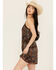 Image #2 - Shyanne Women's Printed Sleeveless Mini Dress, Dark Brown, hi-res