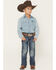 Image #1 - Wrangler Retro Little Boys' Whitley Slim Bootcut Stretch Denim Jeans, Blue, hi-res
